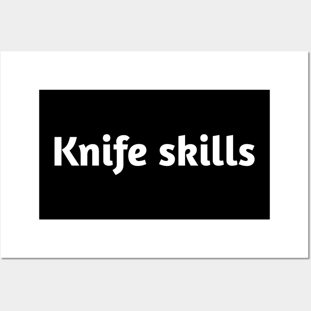 Knife skills funny surgeon Wall Art by Spaceboyishere